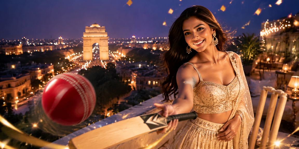 Sports betting enthusiast views live cricket odds in Delhi